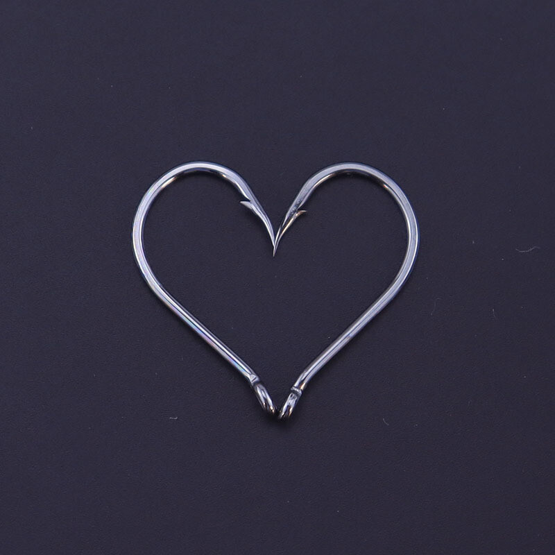 50 kom/lot Ribolovne udice Visokougljični premaz od nehrđajućeg čelika Bodljikave zaoštrene udice s kružnim okom za ribolov na moru i rijeci