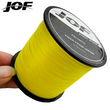 JOF X8 100-1000 μέτρα Ιαπωνία PE Braided Multifilament Line Fishing Japan Multicolour Fishing Weave Extreme 18-78lb Super Strong