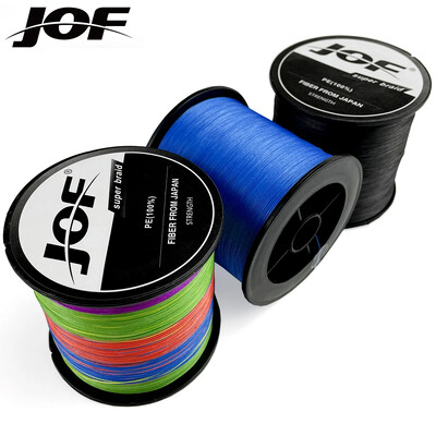 JOF X8 100-1000 метра Япония PE плетена мултифиламентна риболовна въдица Japan Multicolour Fishing Weave Extreme 18-78lb Super Strong