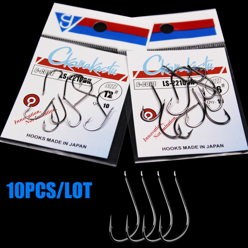 Ckamakastu 2210 crne udice za ribolov Udica s džig glavom za slanu vodu Dodaci za ribolovnu opremu Udica za šarana za pomoćne udice za ribu Sea Japan