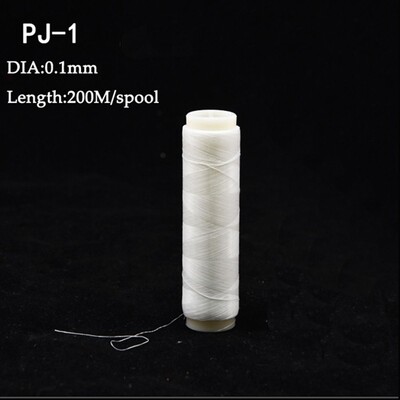 PJ1/2/3/4/5 Nylonová vysokopevnostná elastická niť Cievka z polyesterovej návnady Plávajúci vlasec na morský rybolov Nástražný drôt Príslušenstvo