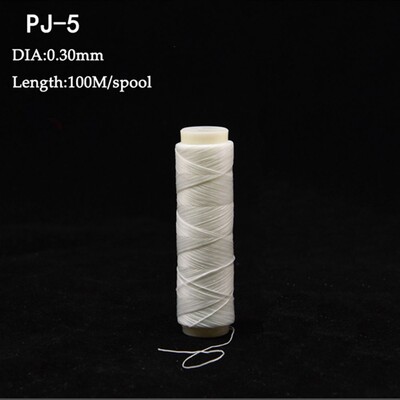 PJ1/2/3/4/5 Nylonová vysokopevnostná elastická niť Cievka z polyesterovej návnady Plávajúci vlasec na morský rybolov Nástražný drôt Príslušenstvo