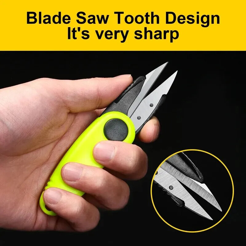 Alat za brzi čvor Oblik račića Sklopive škare za ribolov Teleskopski komplet užadi Rezač strune za pecanje Klijesta Pribor za pecanje