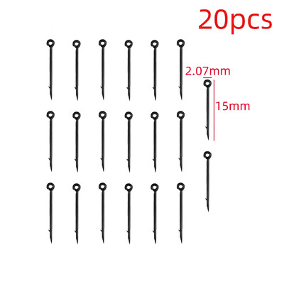 20 komada Metalni mamac Šiljak Udica za pecanje šarana mamac Sting Boilies Pin Spike Crv Kukuruzni šaran Feeder pribor za ribolov