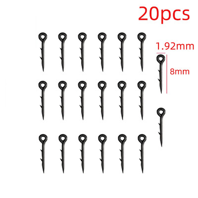 20 komada Metalni mamac Šiljak Udica za pecanje šarana mamac Sting Boilies Pin Spike Crv Kukuruzni šaran Feeder pribor za ribolov