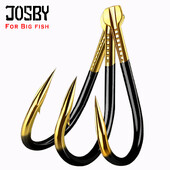 JOSBY 15PCS 30PCS udice za pecanje 2#-4# 6# 8# 10# 12# Visokokvalitetni bodljikavi držač mamaca Carbon Black Bait Držač udica