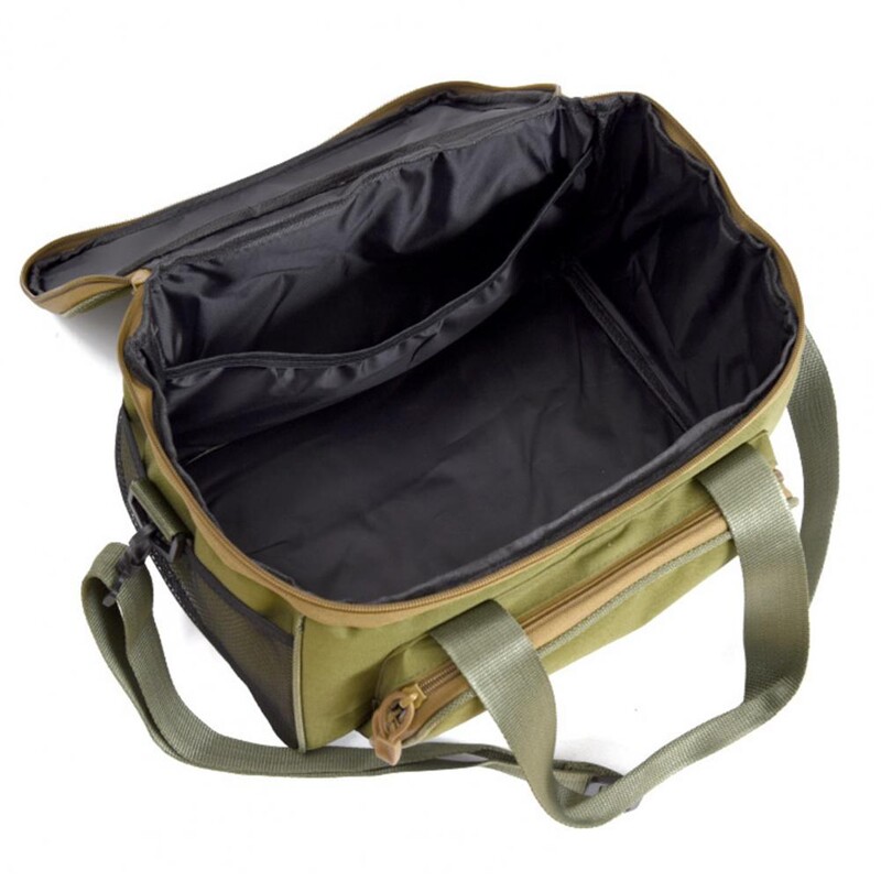 600D platnena putna torba za pohranu Vodootporna ribolovna oprema Torba za rame Ribolovna oprema Torba za pohranu tvrdih varalica Torba za mamac za ribolovni alat