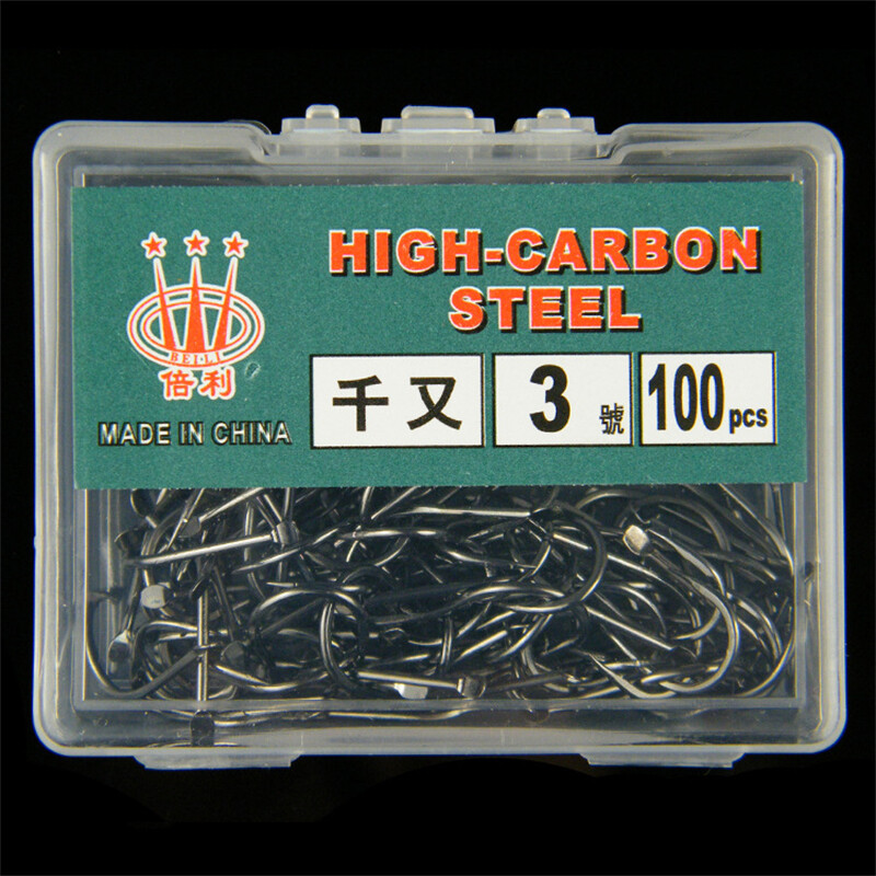 1 paket 0.1#-8# Chinu udice za pecanje Set od visokougljičnog čelika Udice za mušicu Jig bodljikava udica s kutijom Pesca mamac za pecanje