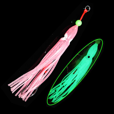 5 buc/pachet calamar moale 12 cm 5,5 g fustă cu gel siliconic tentacul 15 # cârlig dublu de asistență cârlig naluci instalație echipament de pescuit pescuit în apă sărată