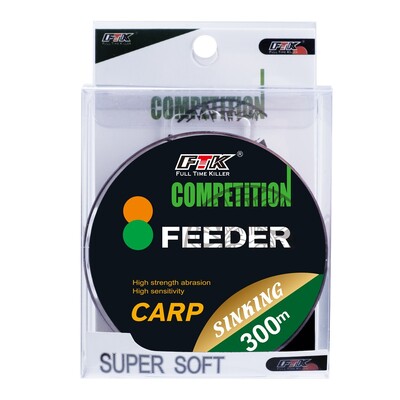 FTK 150M/300M itin tvirtas nailoninis 0,14-0,50 mm fluoro angliavandenilio dangos valas, monofilamentinis karpių žvejybos valas 15,35LB-44,75LB