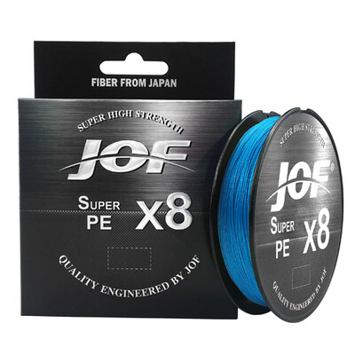 JOF X8 PE pletena struna za ribolov Pesca Carp Multifilament Fly Wire Japanska slana voda 150M 300M 500M 15LB-100LB