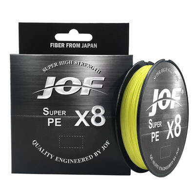 JOF X8 PE pletena struna za ribolov Pesca Carp Multifilament Fly Wire Japanska slana voda 150M 300M 500M 15LB-100LB