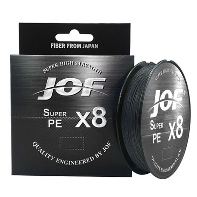 JOF X8 PE pletena struna za ribolov Pesca Carp Multifilament Fly Wire Japanska slana voda 150M 300M 500M 15LB-100LB