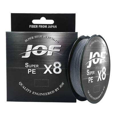 JOF X8 PE pletena struna za ribolov Pesca Carp Multifilament Fly Wire Japanska slana voda 150M 300M 500M 15LB-100LB