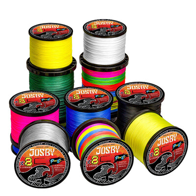 JOSBY Pesca Fly Fishing Line 8 Strand PE karpu pinuma stieple Peche Sea Spinning Multifilamento Cord 12~120LB 1000M 500M 300M 150M