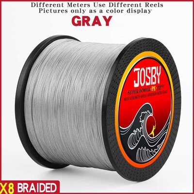 JOSBY Pesca Fly Fishing Line 8 Strand PE Carp Pletena Žica Peche Sea Spinning Multifilamento Cord 12~120LB 1000M 500M 300M 150M