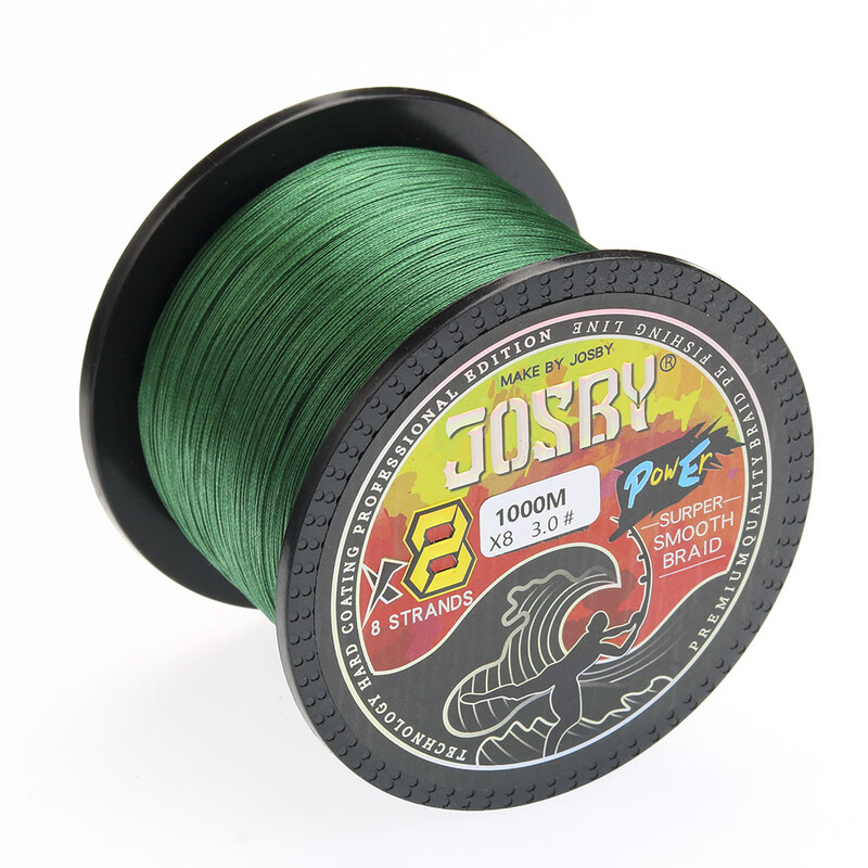 JOSBY Pesca Fly Fishing Line 8 Strand PE Carp Pletena Žica Peche Sea Spinning Multifilamento Cord 12~120LB 1000M 500M 300M 150M