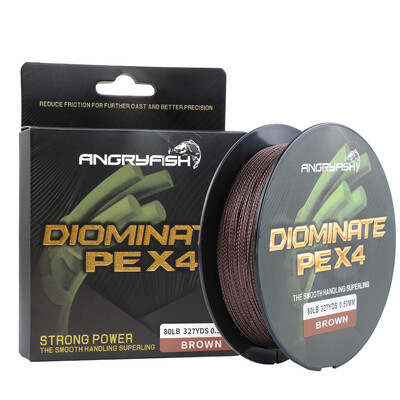 Angryfish 4 niti višestruki konac za pecanje 327Yds/300MB pleteni konac za pecanje PE slana/slatkovodna 15 20 25 30 40 50 60 80LB