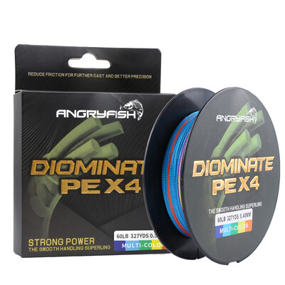 Angryfish 4 niti višestruki konac za pecanje 327Yds/300MB pleteni konac za pecanje PE slana/slatkovodna 15 20 25 30 40 50 60 80LB