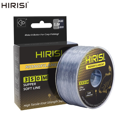 Hirisi 350m Super Strong Fishing Line 12LB-20LB Japan Monofilament Nylon Carp Fishing Line Fishing Accessories