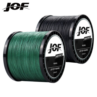 JOF Japan 4 нишки плетена риболовна въдица 300M 500M 1000M Multifilament PE Wire Fly Sea Saltwater Weave Extreme Pesca