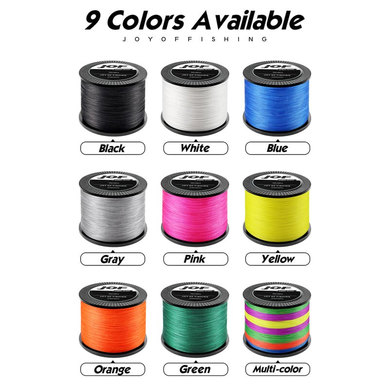 JOF Japan 4 niti pletena struna za ribolov 300M 500M 1000M višestruka PE žica Fly Sea Saltwater Weave Extreme Pesca