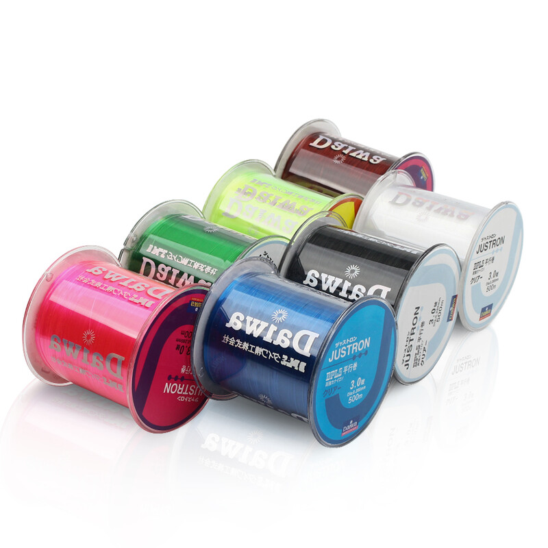 Super jaka najlonska struna za pecanje od 500 m, struna za morski štap 2-35 LB Dodaci za ribolov s morskim monofilamentom za japanske šarane (0,10 mm-0,47 mm)