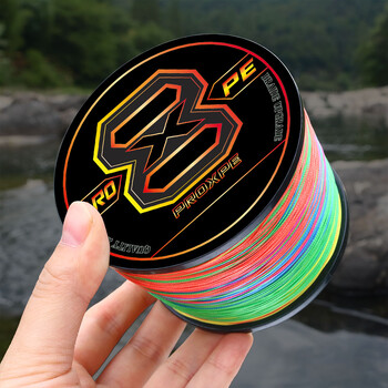 PROXPE Нова 8 нишки PE риболовна въдица 100M 300M 500M 1000M Multifilament Braided Carp Wire Fish Equipment Raid Fishing Line Tool