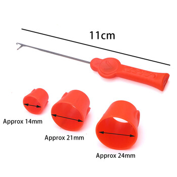 Carp Fishing Bait Tool Καλούπι κώνου pellet with Bait Needle for Hair Rig Fishing Hook Boilie Accessories Method Feeder Carp Tackle