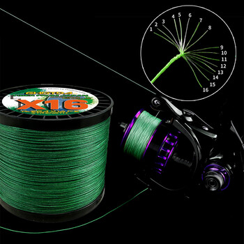 GHOTDA Big Fish Braided Fishing Line 16 Strands 500M PE Extreme 25LBs-200LBs Fishing Assist Lines Power Sea Wire Multifilament