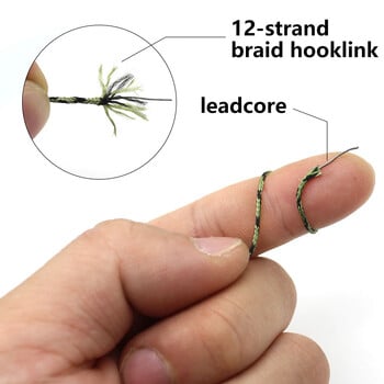 100 cm 45 λίβρες Carp Fishing Line Ready Tie Terminal Tackle Link Hook Fishing Loop Σύστημα ελικοπτέρου για εργαλεία ψαρέματος κυπρίνου