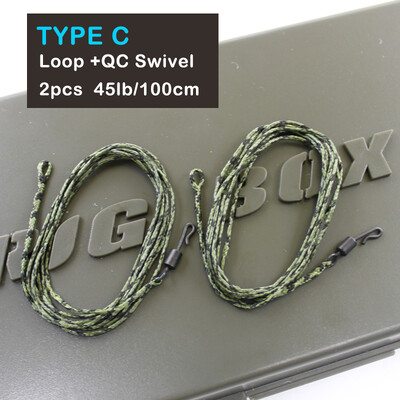 100 cm 45 lb Konac za ribolov šarana Spremni za vezivanje Terminal za pribor Veza udica Petlja za ribolov Helikopterski sustav za pribor za ribolov šarana