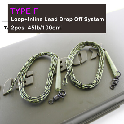 100 cm 45 lb Konac za ribolov šarana Spremni za vezivanje Terminal za pribor Veza udica Petlja za ribolov Helikopterski sustav za pribor za ribolov šarana