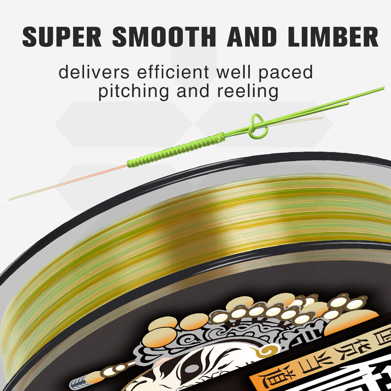 ZUKIBO 100% čisti fluorougljični strun za pecanje Vrhunski materijal za vrh iz Japana, otporan na abraziju, brzo tonući vrh za pecanje