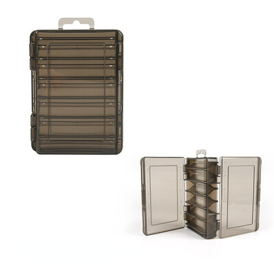12-priehradková rybárska krabica, vonkajšia prenosná obojstranná organizér na návnady, multifunkčná vysoko kvalitná rybárska krabica na náradie