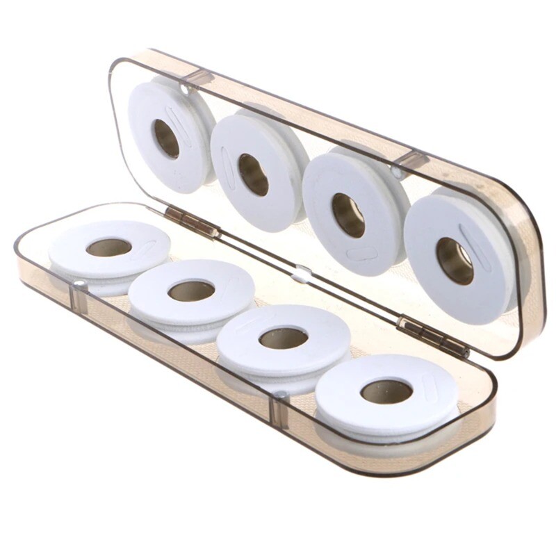 8/16 vnt. Permatoma žvejybos reikmenų dėžutė Magnetinio dizaino ritės Valo dėžutės meškerės kotas ritės žvejybos reikmenų priedai