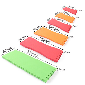 Навиваща се дъска 8cm-21cm 10/5/3/2PCS Риболовна кука Телена нишка EVA пяна Плоча Съхранение Обвивка Държачи за въдица Аксесоари Pesca