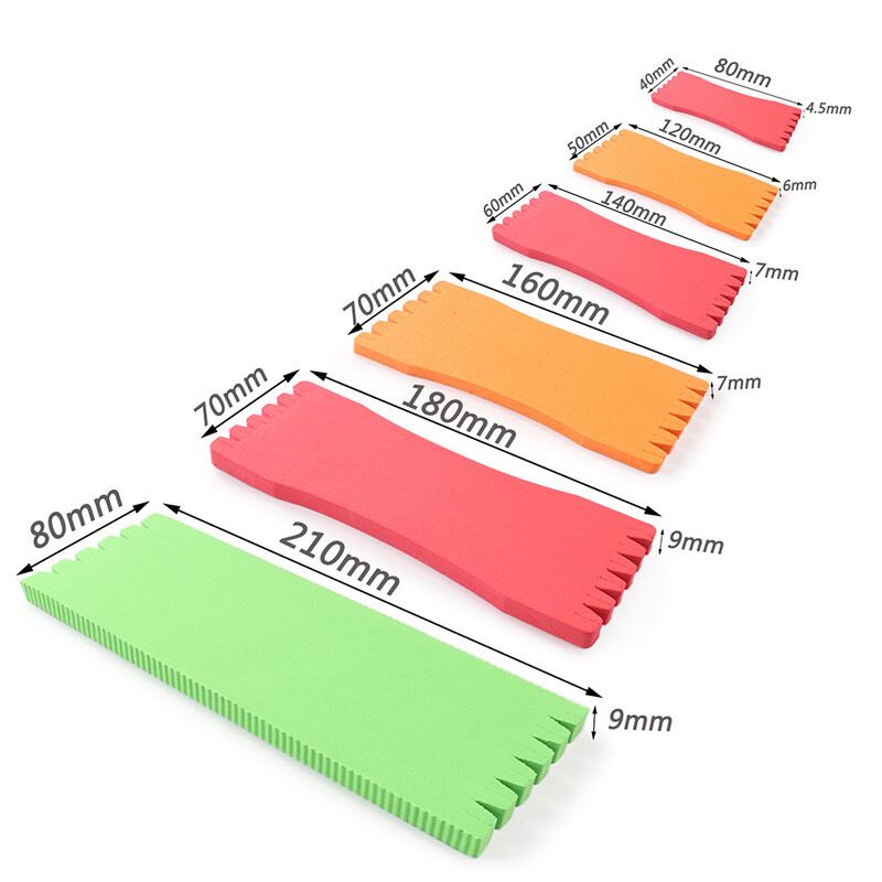 Placă de înfășurare 8cm-21cm 10/5/3/2 buc. cârlig de pescuit șuviță de sârmă EVA placă de spumă de depozitare suporturi de linie de înfășurare accesorii pentru pesca