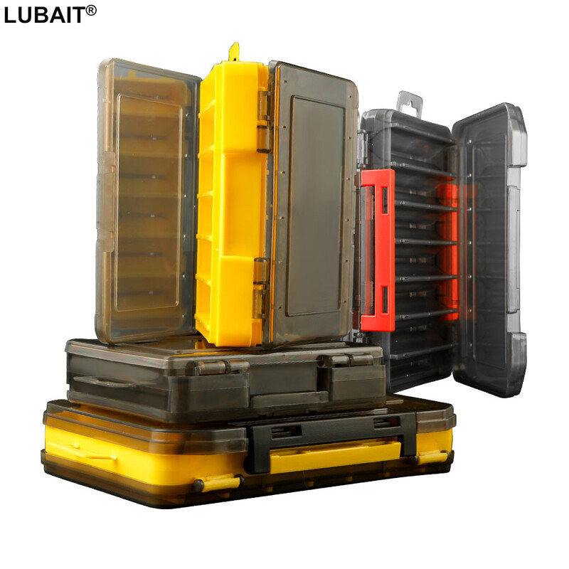 Kutija za pribor za pecanje Spremište za mamce 14 odjeljaka Dvostrana otvorena kutija Spremnik za snagu Mamci Pribor Oprema Pesca Set alata
