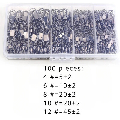 100 komada konektora za ribolov i sitni pribor za ribolov