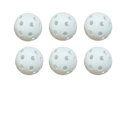 Patvarūs 26 skylučių kamuoliukai, spalvingi lauko treniruočių irkliniai kamuoliukai, 6/12/24 vnt.