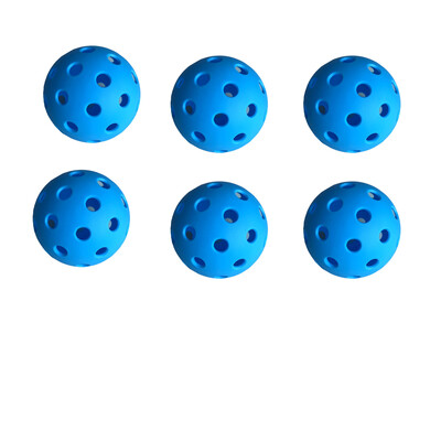 Patvarūs 26 skylučių kamuoliukai, spalvingi lauko treniruočių irkliniai kamuoliukai, 6/12/24 vnt.