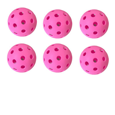 Patvarūs 26 skylučių kamuoliukai, spalvingi lauko treniruočių irkliniai kamuoliukai, 6/12/24 vnt.