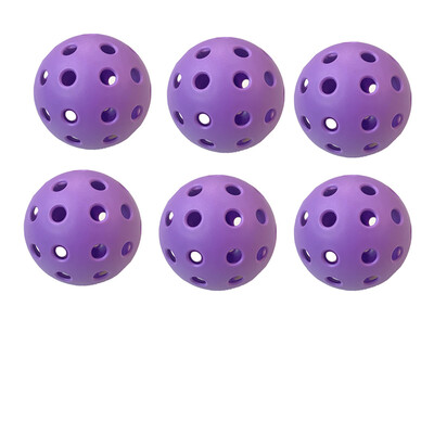 Patvarūs 26 skylučių kamuoliukai, spalvingi lauko treniruočių irkliniai kamuoliukai, 6/12/24 vnt.