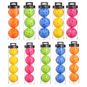 Pickleball 74mm Ανθεκτικό 40 οπών Outdoor Box 3/4/6Pcs Pickleballs Outdoor Sport For Competition Πακέτα Pickleball υψηλής ελαστικότητας