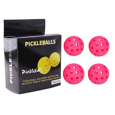 Pickleball 74mm Ανθεκτικό 40 οπών Outdoor Box 3/4/6Pcs Pickleballs Outdoor Sport For Competition Πακέτα Pickleball υψηλής ελαστικότητας