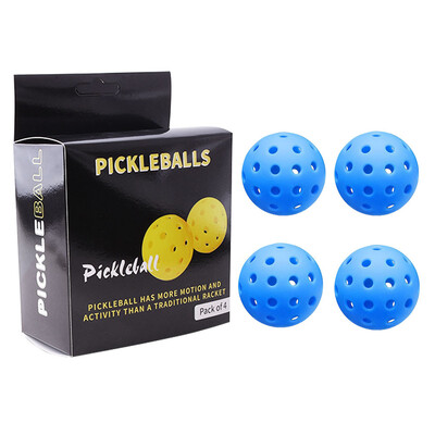 Pickleball 74mm Ανθεκτικό 40 οπών Outdoor Box 3/4/6Pcs Pickleballs Outdoor Sport For Competition Πακέτα Pickleball υψηλής ελαστικότητας