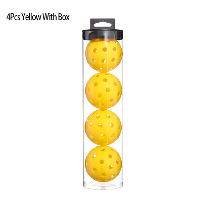 Pickleball 74mm Ανθεκτικό 40 οπών Outdoor Box 3/4/6Pcs Pickleballs Outdoor Sport For Competition Πακέτα Pickleball υψηλής ελαστικότητας