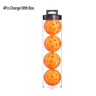 Pickleball 74mm Ανθεκτικό 40 οπών Outdoor Box 3/4/6Pcs Pickleballs Outdoor Sport For Competition Πακέτα Pickleball υψηλής ελαστικότητας