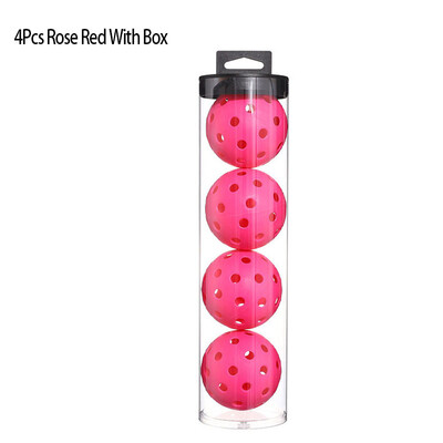 Pickleball 74mm Ανθεκτικό 40 οπών Outdoor Box 3/4/6Pcs Pickleballs Outdoor Sport For Competition Πακέτα Pickleball υψηλής ελαστικότητας